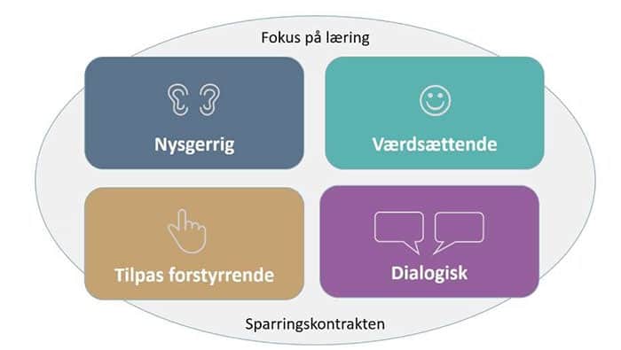 De grundlæggende principper i kollegial og ledelsesmæssig sparring