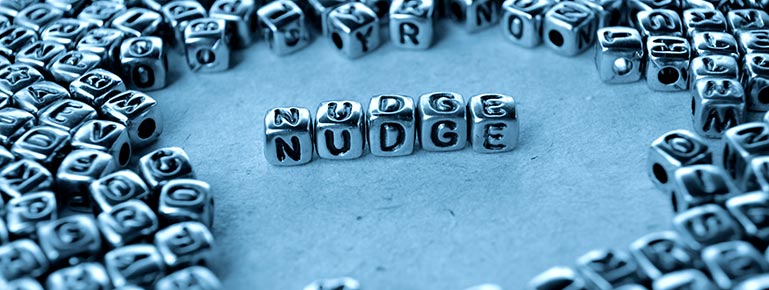 nudging, nudge, adfærdsdesign og ledelse
